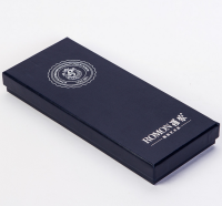 TIE BOX037 Design blue tie box supply long tie box  online order tie box  tie box factory 45 degree